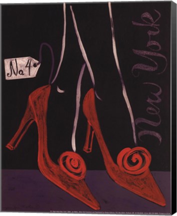 Framed High Heels New York Print