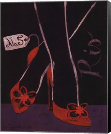 Framed High Heels Rio Print