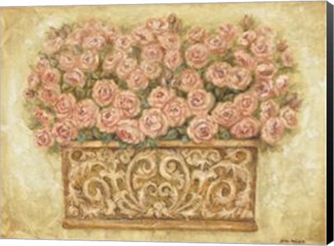 Framed Pink Roses Print