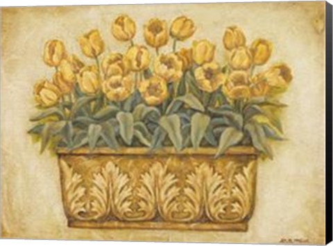Framed Yellow Tulips Print