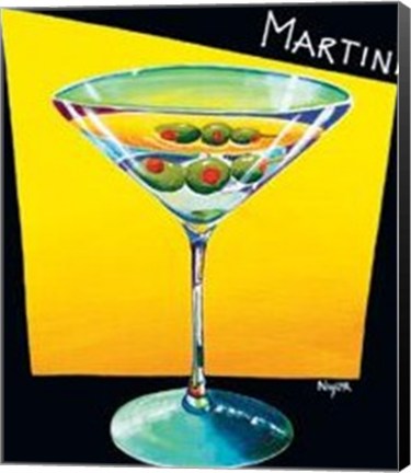 Framed Martini Print