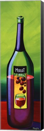 Framed Merlot Print