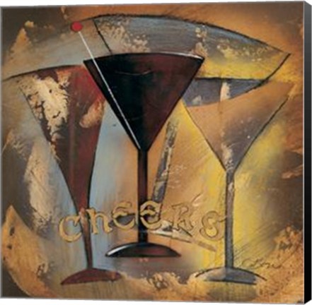 Framed Time For Cocktails II Print