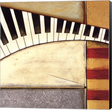 Framed Music Notes II Print