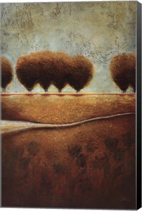 Framed Abstract Landscape II Print