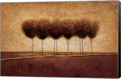 Framed Abstract Landscape III Print