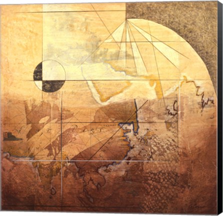 Framed Map Adventures II Print