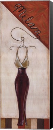 Framed Milan Fashion Print