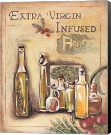 Framed Olive Oil I Print