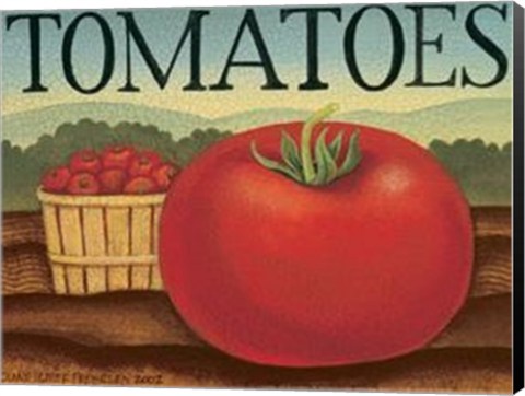 Framed Tomatoes Print