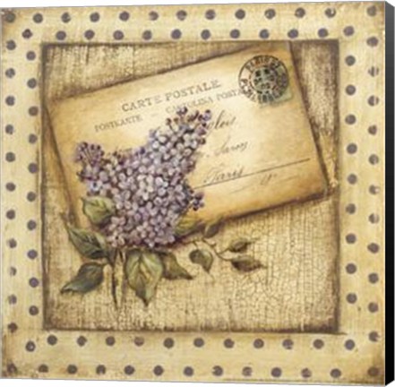 Framed Paris Lilac Print