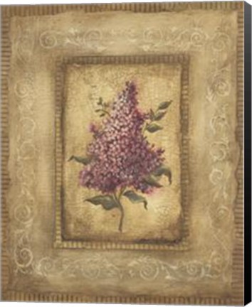 Framed Grand Savin Lilac Print
