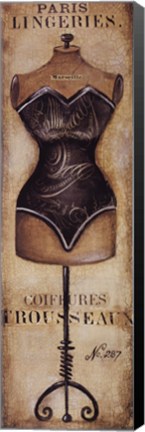 Framed Paris Lingeries No 287 Print