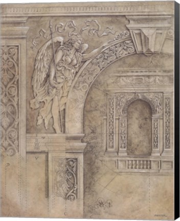Framed Arch Spandrel #1 Print