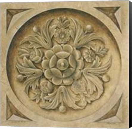 Framed Rosette I Print