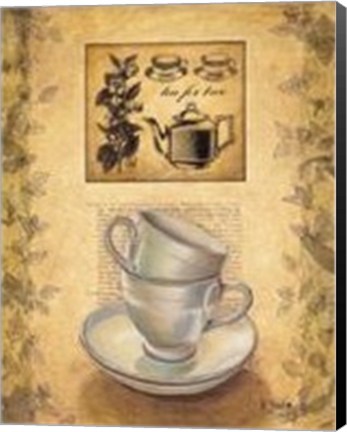 Framed Tea For Two Print