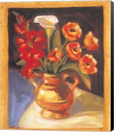 Framed Poppy Calla Lily Print