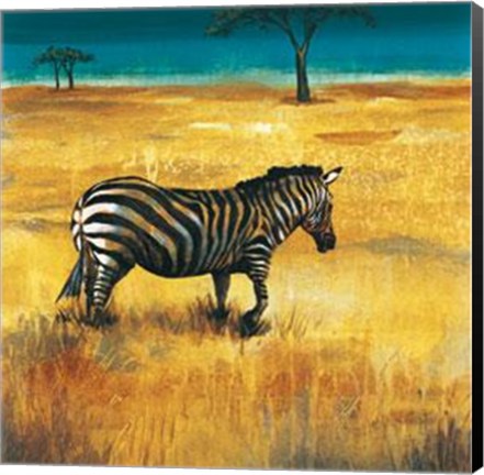 Framed On The Plains I Print