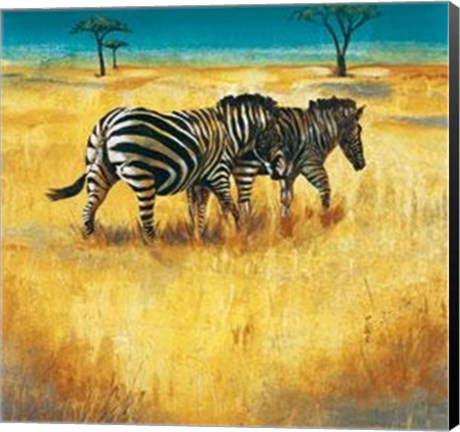 Framed On The Plains II Print