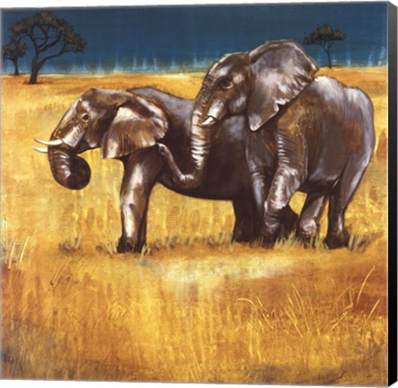 Framed On The Plains IV Print