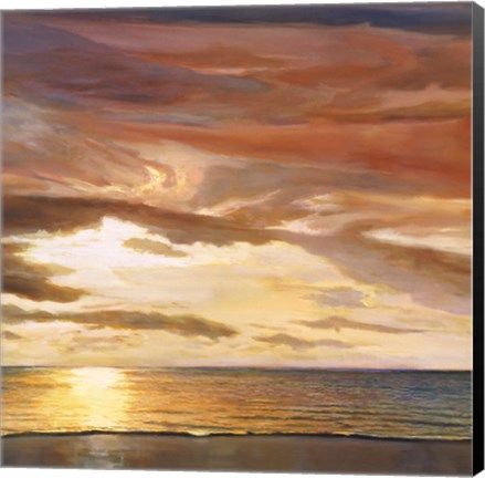 Framed Quiet Horizon II Print