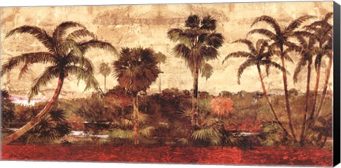 Framed Palm Garden Print