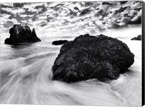 Framed Rushing Waters Print