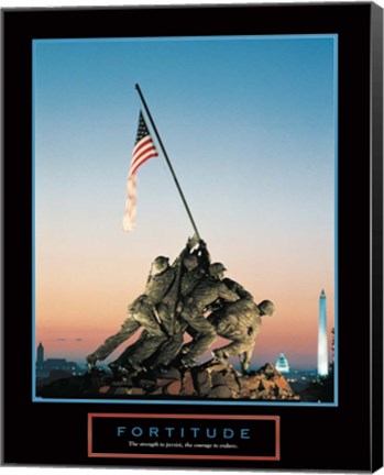 Framed Fortitude - Iwo Jima Print