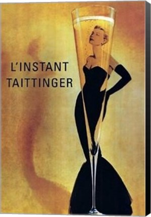 Framed Taittinger Print