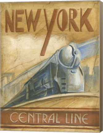 Framed New York Central Line Print