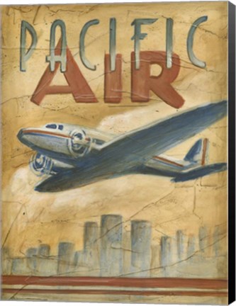 Framed Pacific Air Print