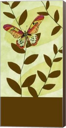 Framed Butterfly Whimsey I Print