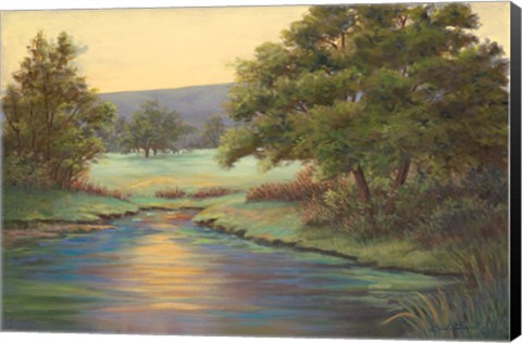 Framed Emerald Meadow II Print