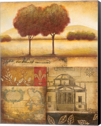Framed Renaissance Landscape II Print
