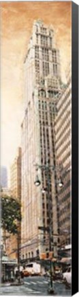 Framed Woolworth Building Print