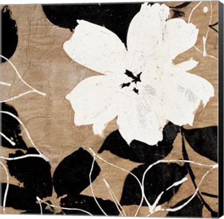 Framed Fleurs I Print