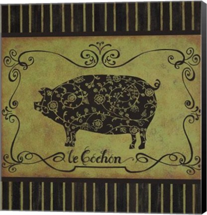 Framed Le Cochon Print