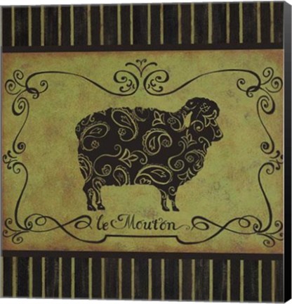 Framed Le Mouton Print
