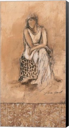 Framed Demure II Print