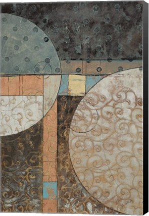 Framed Geo Round Squared II Print