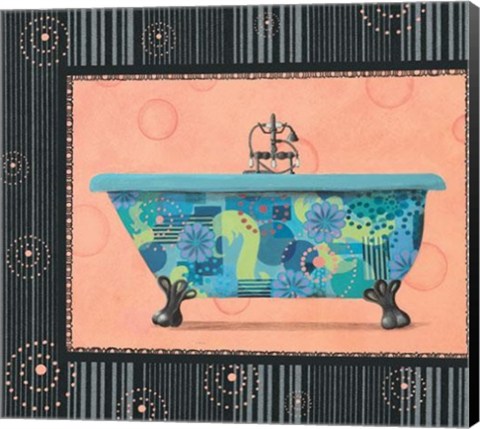 Framed Retro Tub II Print