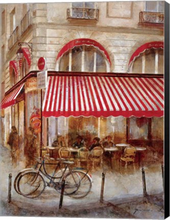 Framed Cafe De Paris II Print