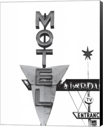 Framed Stardust Motel Print