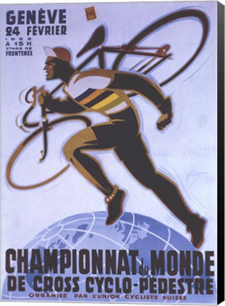 Framed Championnat Du Monde Print