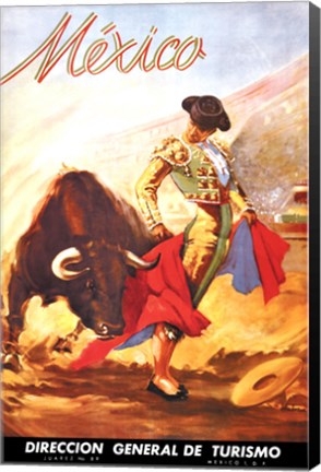 Framed Matador I Print
