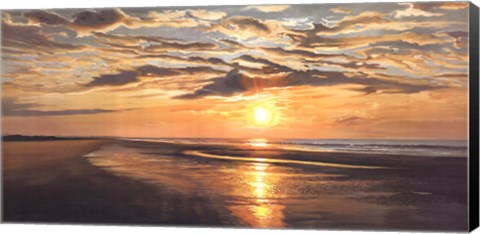 Framed Seashore Tranquility Print