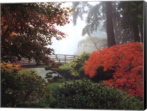 Framed Japanese Garden II Print