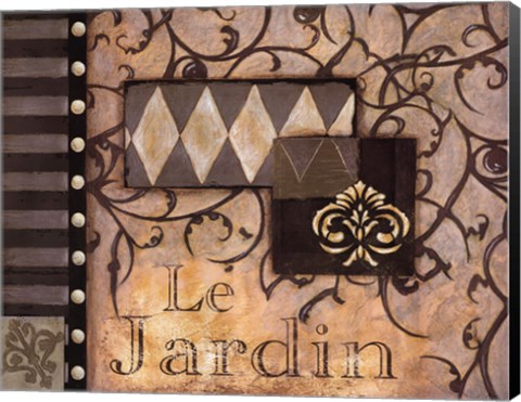 Framed Le Jardin - Cs Print
