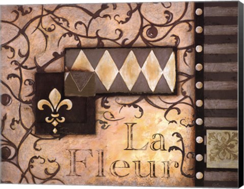 Framed La Fleur - Cs Print