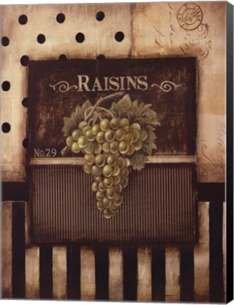 Framed Raisins - a Print
